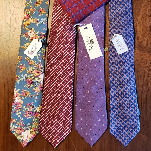 Other - 4 Ties and 1 Pocket Square